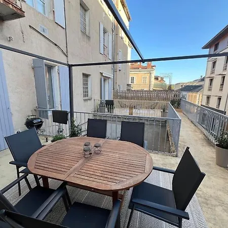 Coeur De Ville, Garage Prive Et Gratuit Avec Terrasse ! Cahors Exterior foto
